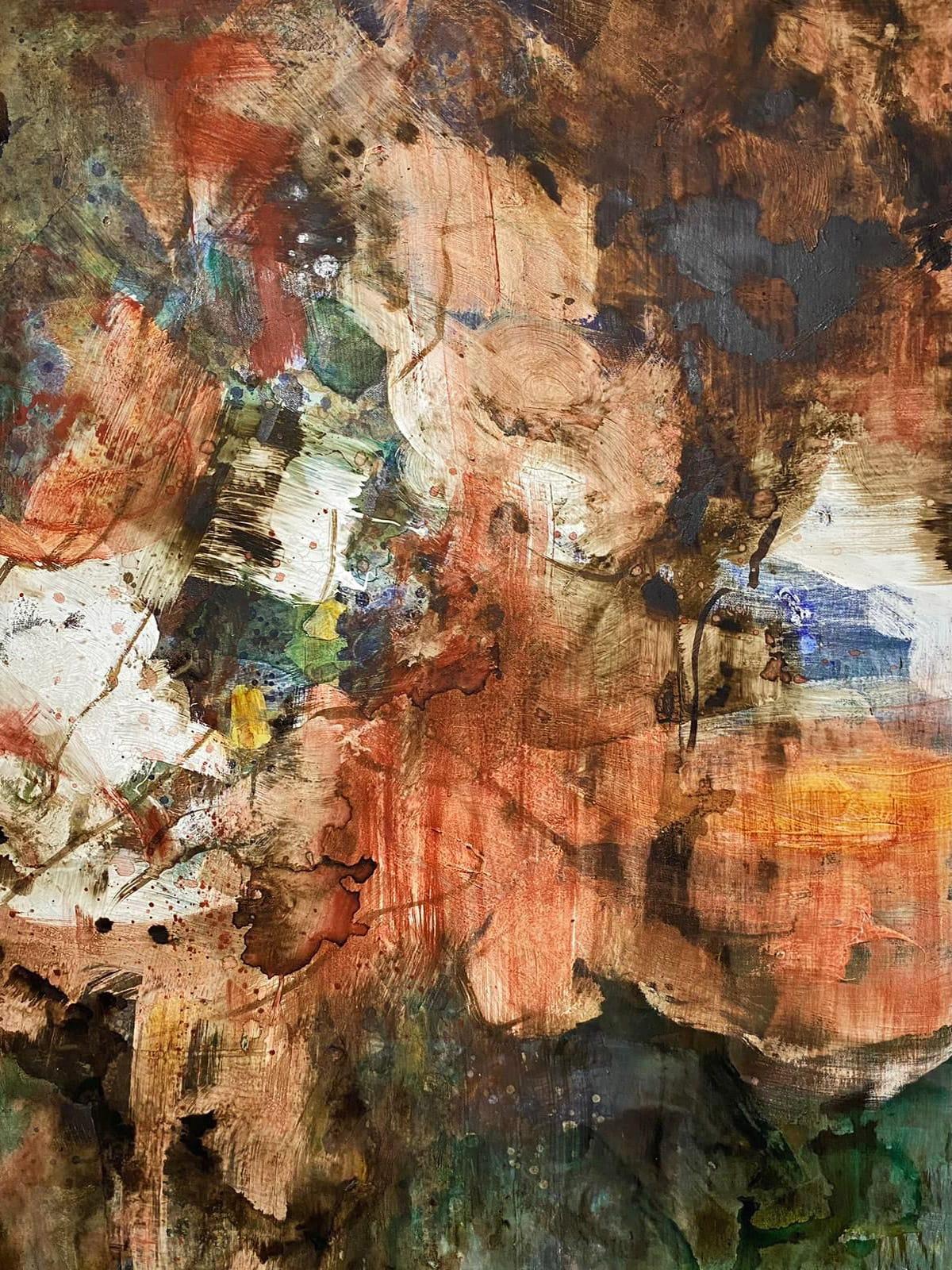Baum Maho Schuetz Kono Acryl Mischtechnik Auf Leinwand